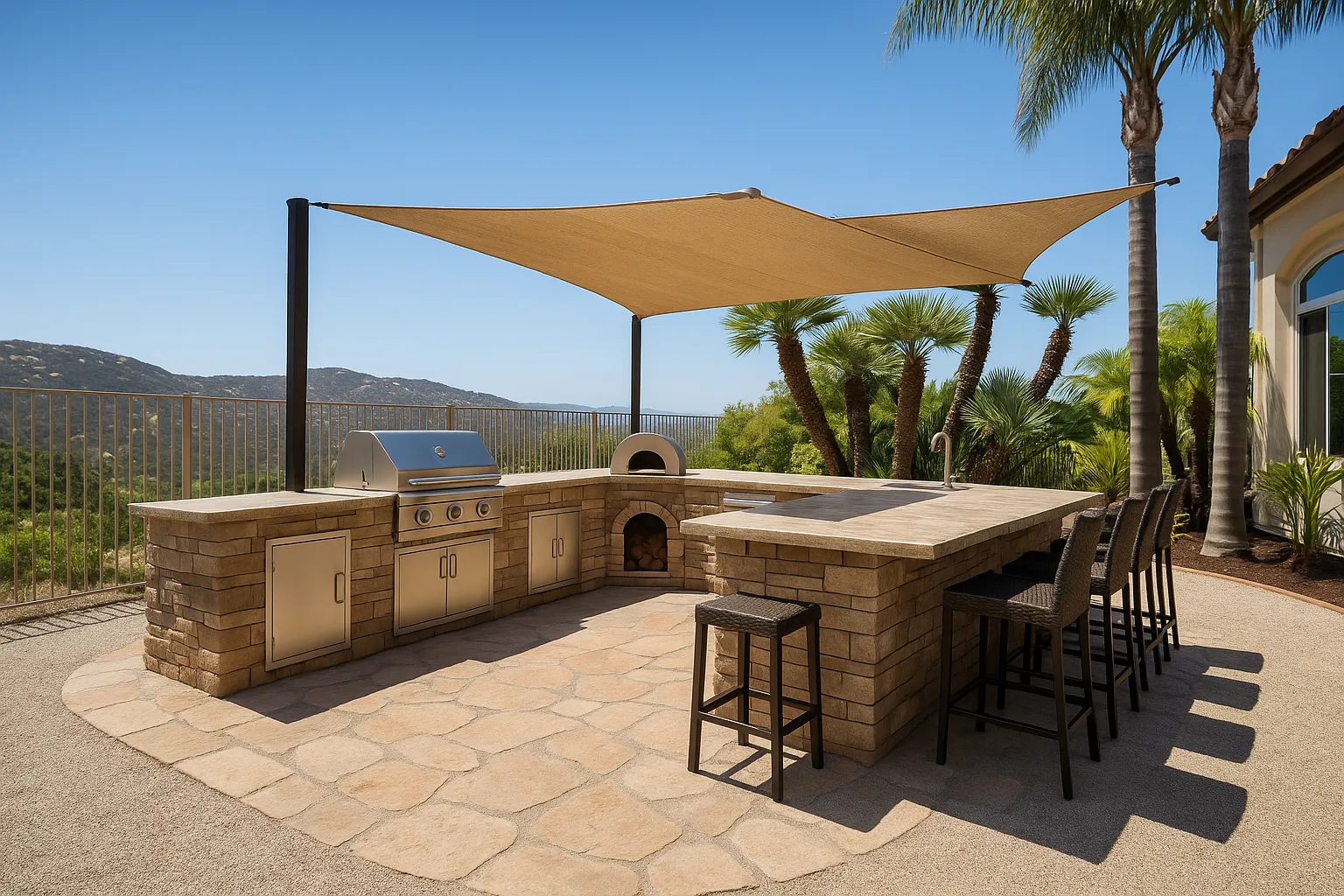 Outdoor living spaces San Diego